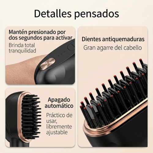 Mini Plancha Alisadora Inalámbrica